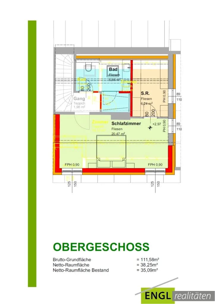 4-Zimmer-Haus kaufen in Wiener Neustadt – 96,66 m², € 339.000 – Bild 12 von 14
