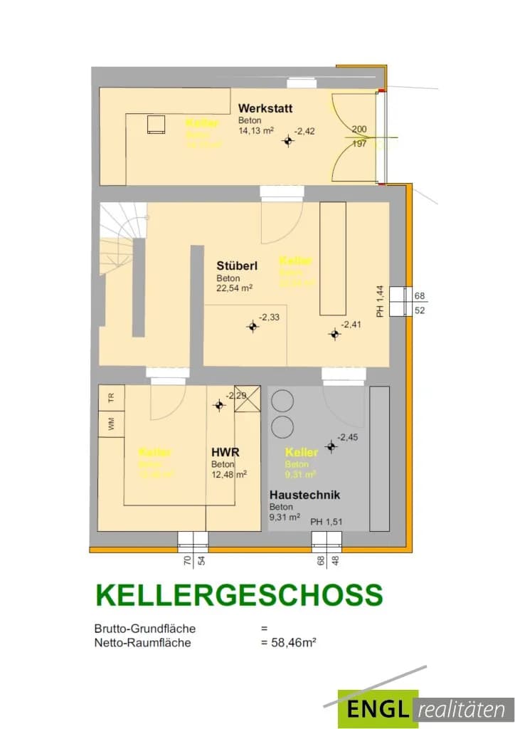 4-Zimmer-Haus kaufen in Wiener Neustadt – 96,66 m², € 339.000 – Bild 13 von 14