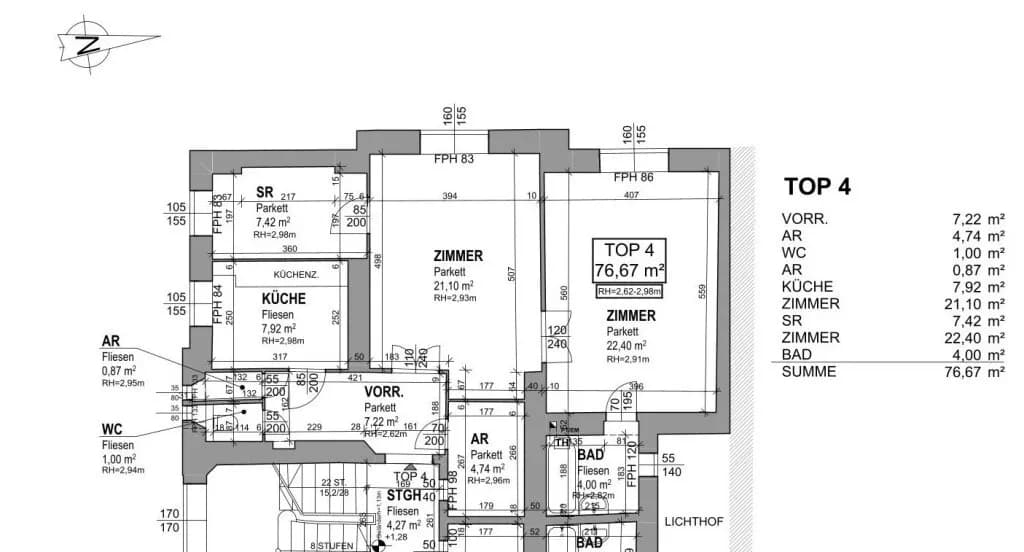 3-Zimmer-Wohnung kaufen in Wien – 77 m², € 460.000 – Bild 14 von 14