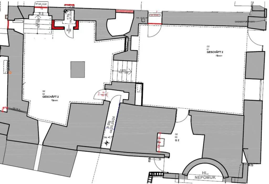 3-Zimmer-Gewerbeimmobilie mieten in Wels – 85 m², € 611 – Bild 10 von 11