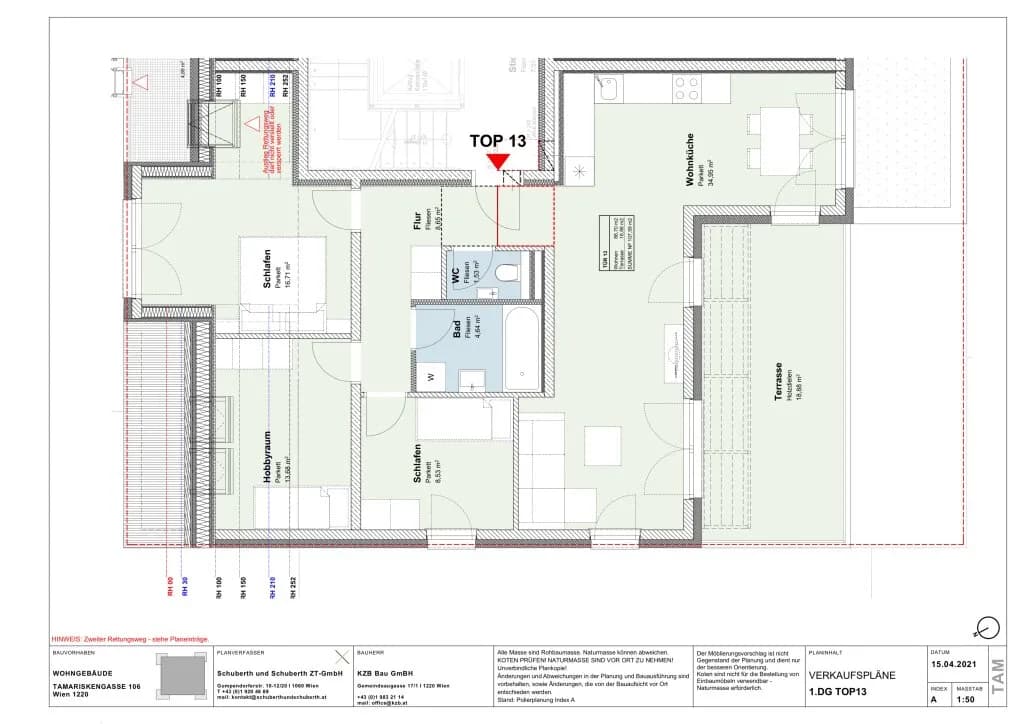 4-Zimmer-Wohnung kaufen in Wien – 88,7 m², € 599.000 – Bild 13 von 13