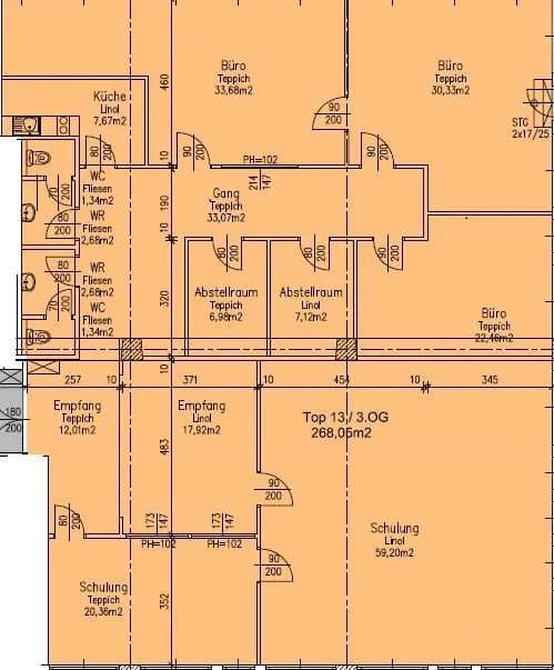 Gewerbeimmobilie mieten in Mödling – 268 m², € 3.377 – Bild 3 von 9