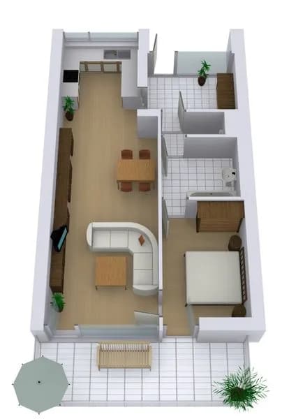 2-Zimmer-Wohnung mieten in Graz – 62,52 m², € 1.029 – Bild 8 von 8