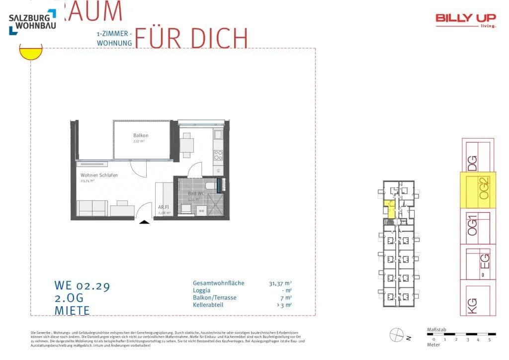 Wohnung kaufen in Salzburg Stadt – € 234.100 – Bild 11 von 11