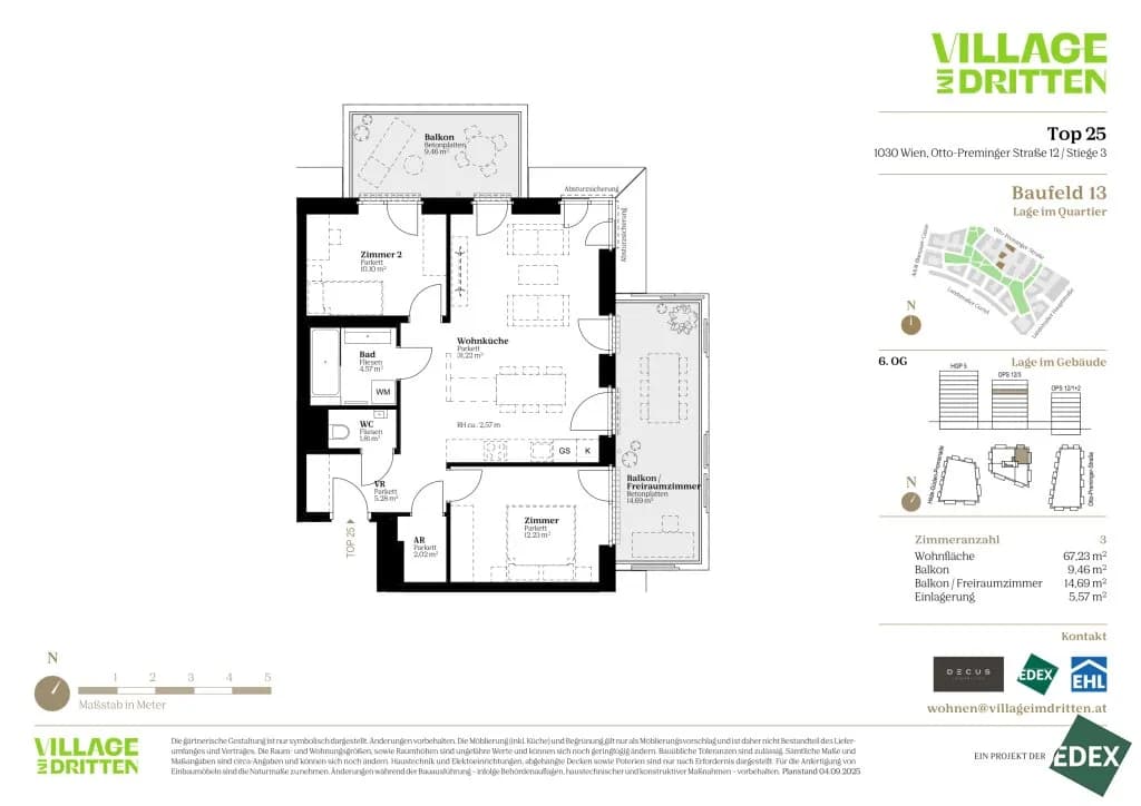 3-Zimmer-Wohnung kaufen in Wien – 67,3 m², € 632.000 – Bild 37 von 37