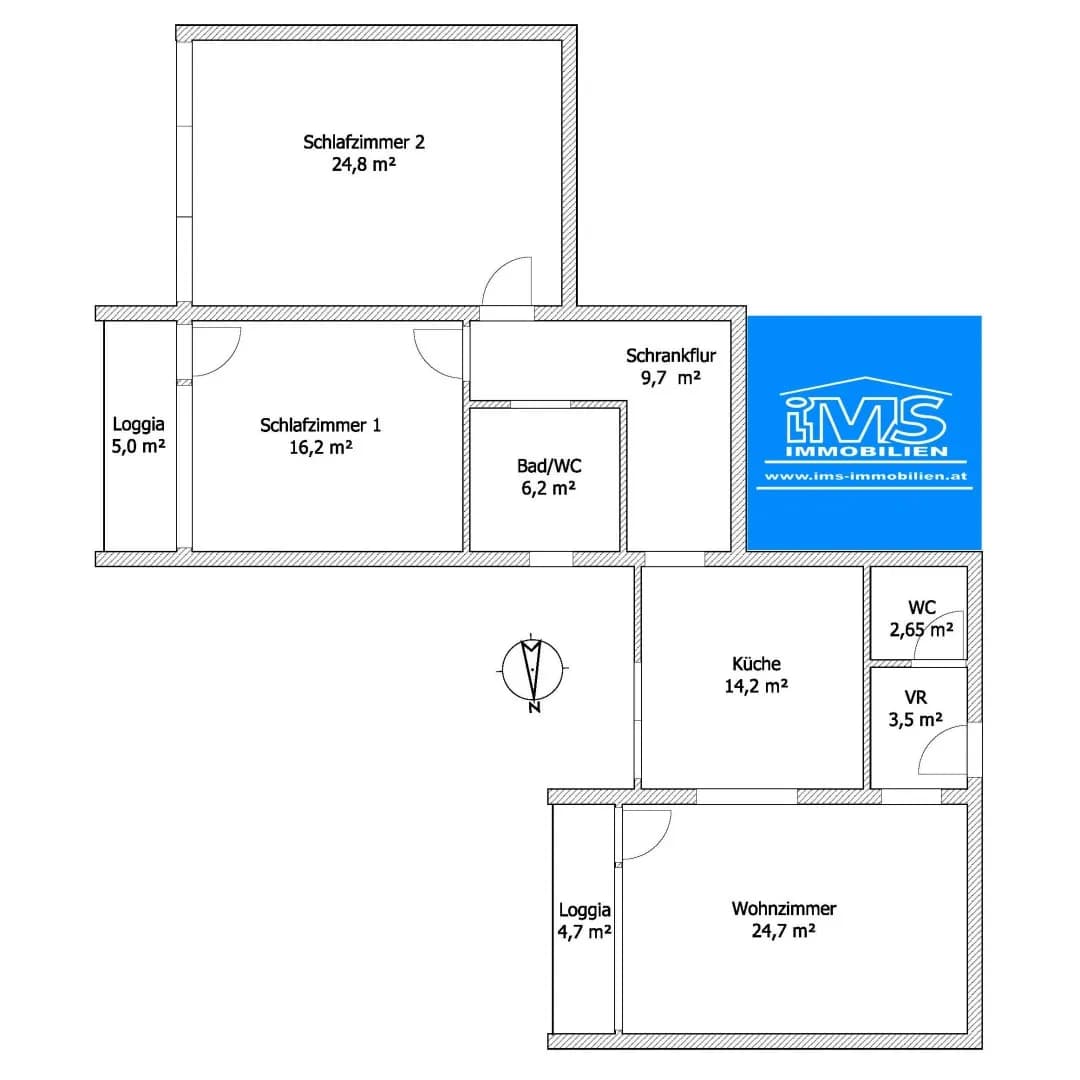 3-Zimmer-Wohnung kaufen in Leoben – 102 m², € 274.900 – Bild 18 von 19