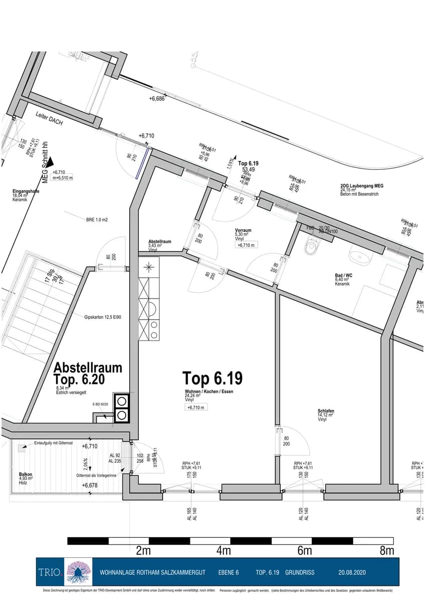 2-Zimmer-Wohnung mieten in Gmunden – 53,49 m², € 704 – Bild 8 von 8