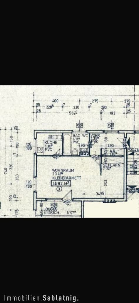 1-Zimmer-Wohnung kaufen in Neunkirchen – 46,67 m², € 99.000 – Bild 17 von 17
