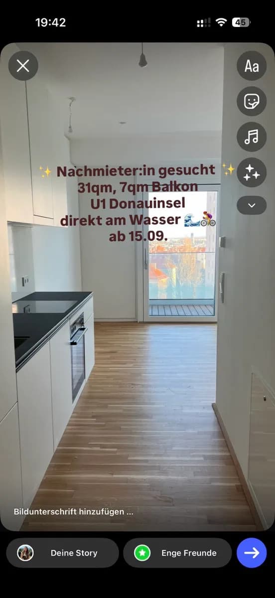 1-Zimmer-Wohnung mieten in Wien – 31 m², € 972 – Bild 1 von 9