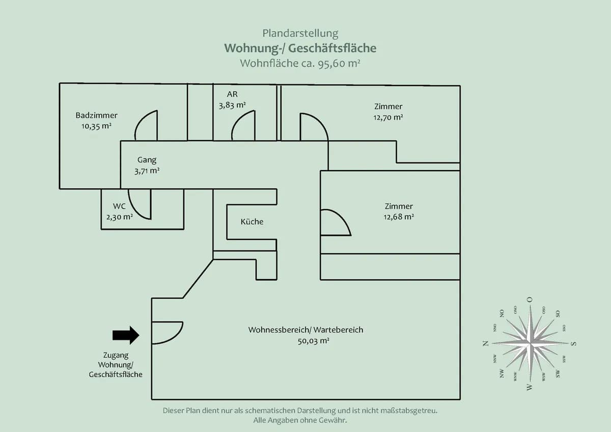 3-Zimmer-Gewerbeimmobilie mieten in Sankt Johann im Pongau – € 1.456 – Bild 13 von 13