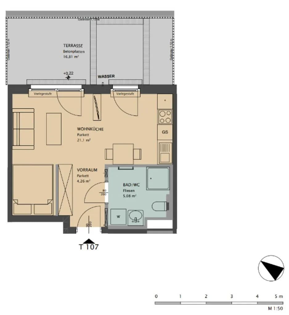 1-Zimmer-Wohnung mieten in Wien – 30 m², € 819 – Bild 15 von 15