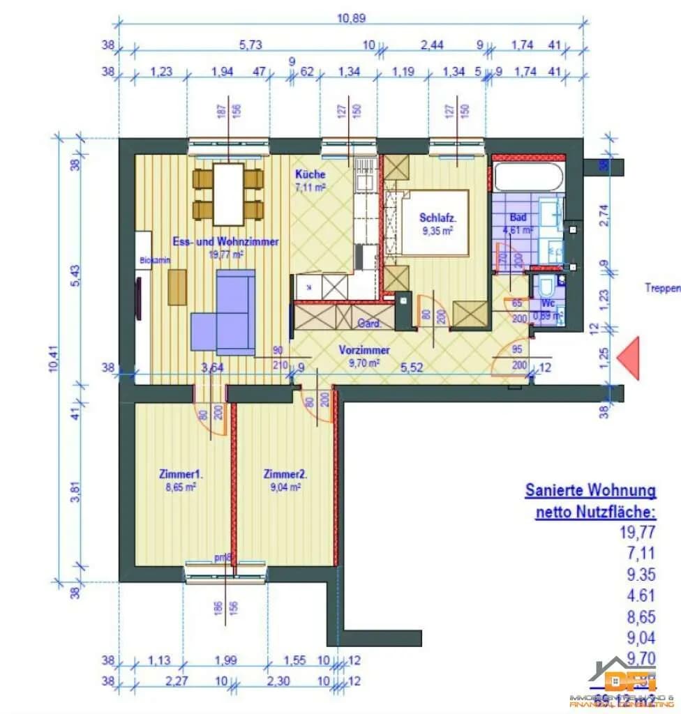 4-Zimmer-Wohnung kaufen in Wien – 70 m², € 390.000 – Bild 21 von 21