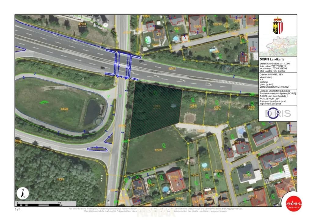 Grundstück kaufen in Steyr-Land – 1 998 m², € 250.000 – Bild 3 von 3