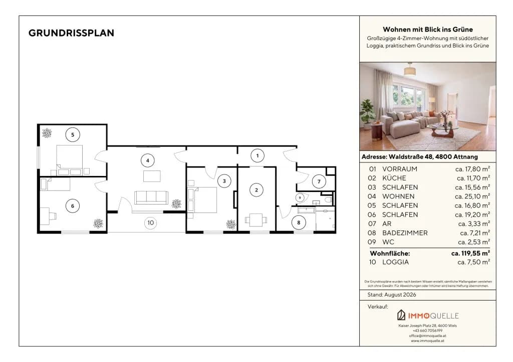 4-Zimmer-Wohnung kaufen in Vöcklabruck – 119,55 m², € 230.000 – Bild 17 von 17