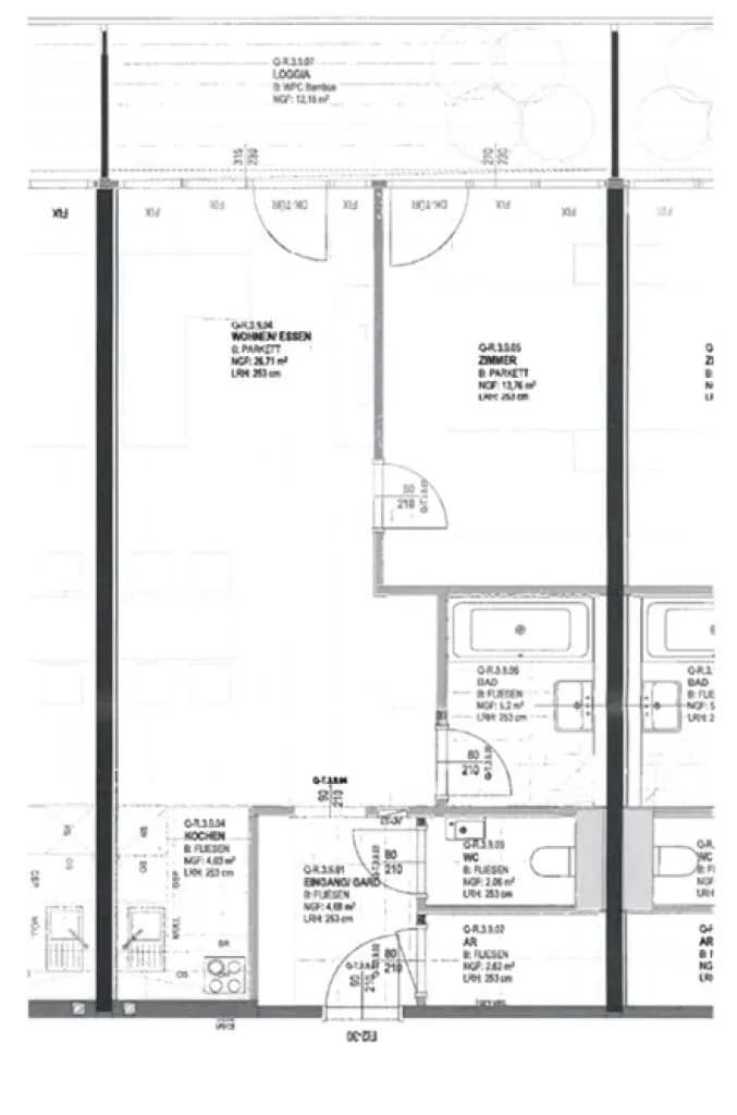 2-Zimmer-Wohnung mieten in Linz – 58,95 m², € 882 – Bild 6 von 7