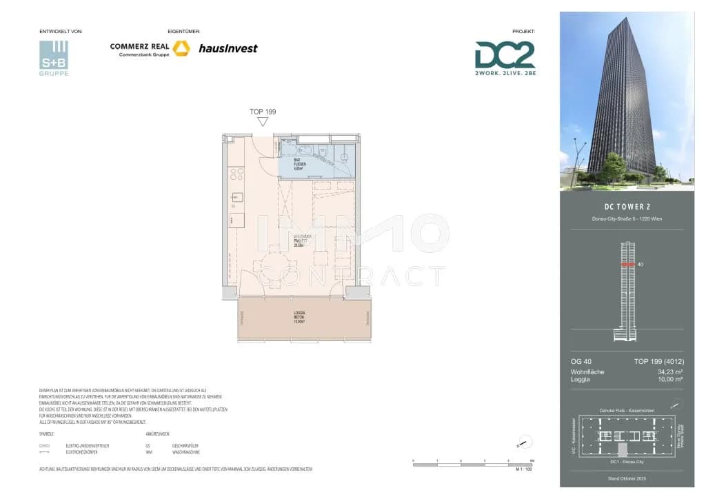 1-Zimmer-Wohnung mieten in Wien – 34,23 m², € 1.250 – Bild 13 von 13