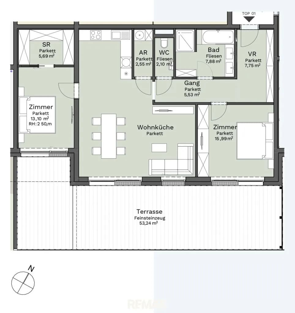 3-Zimmer-Wohnung kaufen in Gmunden – 98 m², € 748.000 – Bild 9 von 9