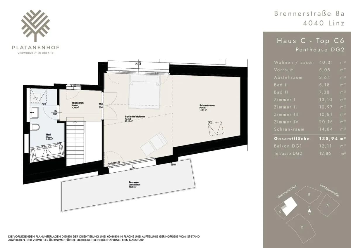 5-Zimmer-Wohnung kaufen in Linz – 135,94 m², € 947.000 – Bild 23 von 23