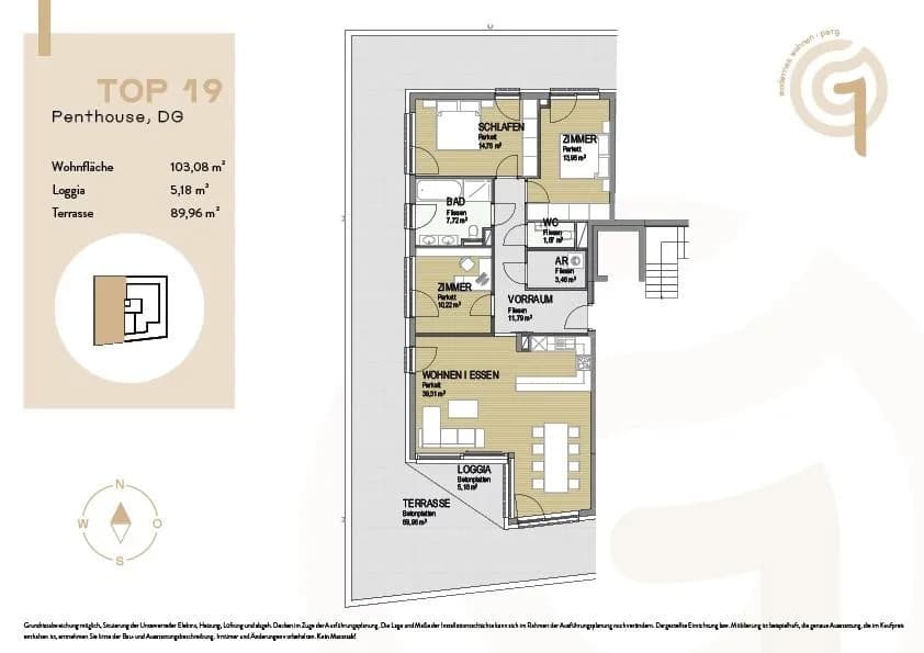 4-Zimmer-Wohnung kaufen in Perg – 105,61 m², € 599.000 – Bild 10 von 10