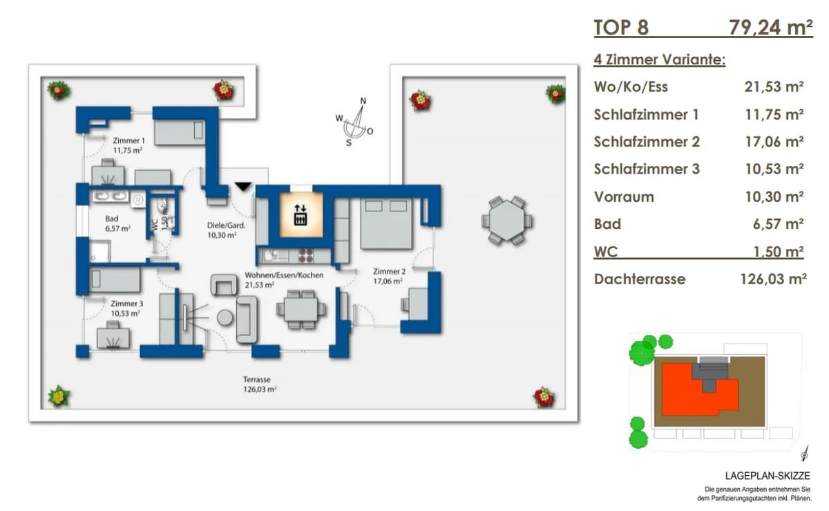 3-Zimmer-Wohnung kaufen in Graz – 80 m², € 499.000 – Bild 22 von 25