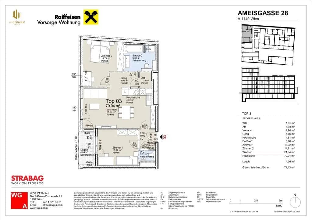3-Zimmer-Wohnung kaufen in Wien – 70,04 m², € 480.750 – Bild 27 von 27