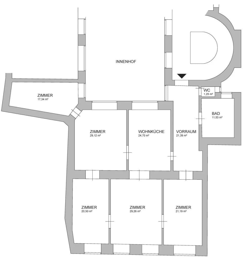 5-Zimmer-Wohnung mieten in Wien – 176,4 m², € 3.793 – Bild 21 von 21