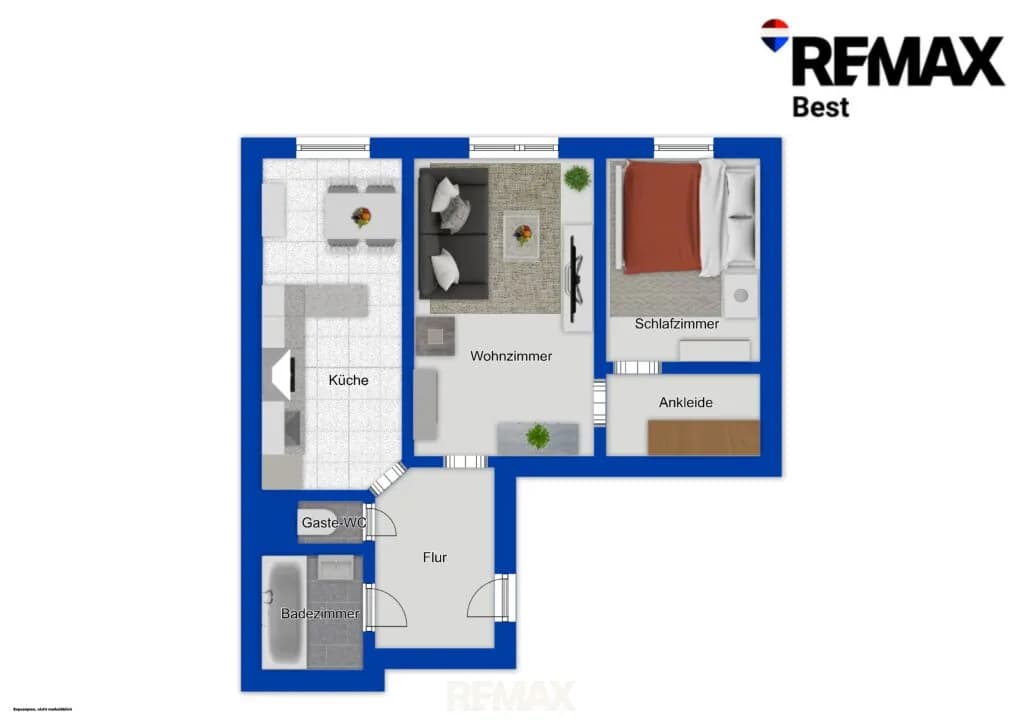 2-Zimmer-Wohnung kaufen in Wien – 58 m², € 225.000 – Bild 14 von 22