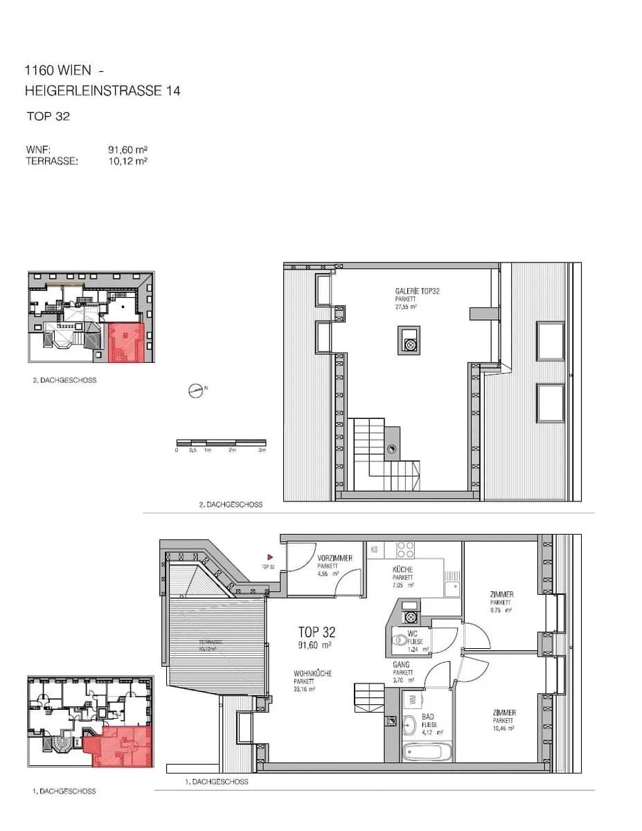 3-Zimmer-Wohnung mieten in Wien – 91,6 m², € 1.596 – Bild 13 von 13