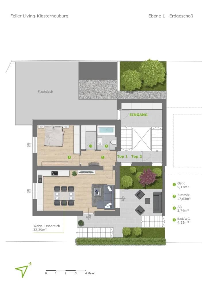 4-Zimmer-Haus kaufen in Tulln – 121 m², € 1.980.000 – Bild 6 von 8