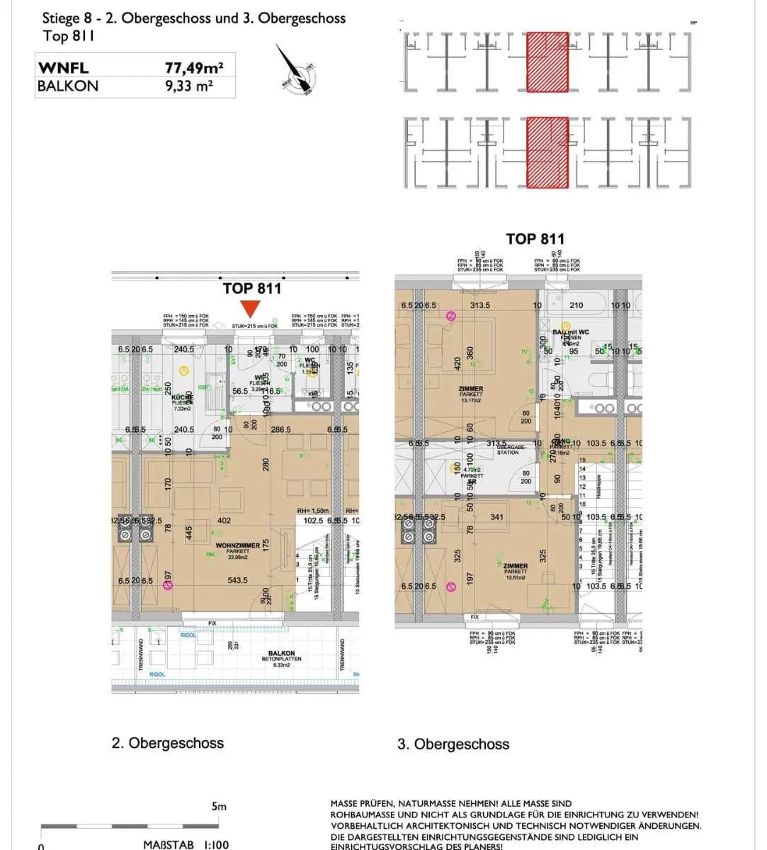 3-Zimmer-Wohnung mieten in Waidhofen an der Ybbs – 78,98 m², € 987 – Bild 9 von 13