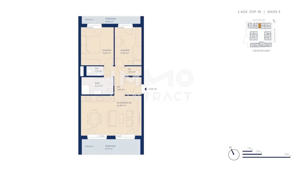 3-Zimmer-Wohnung kaufen in Wien – 69,26 m², € 415.000 – Bild 12 von 12