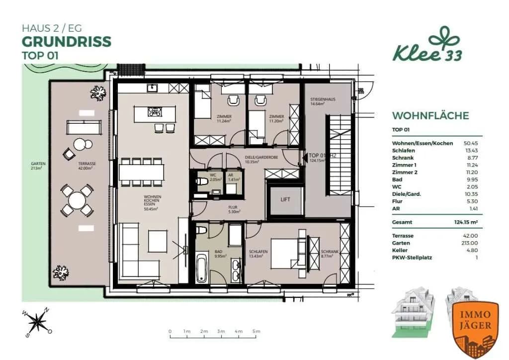 4-Zimmer-Wohnung kaufen in Linz – 124,15 m², € 1.456.100 – Bild 2 von 16