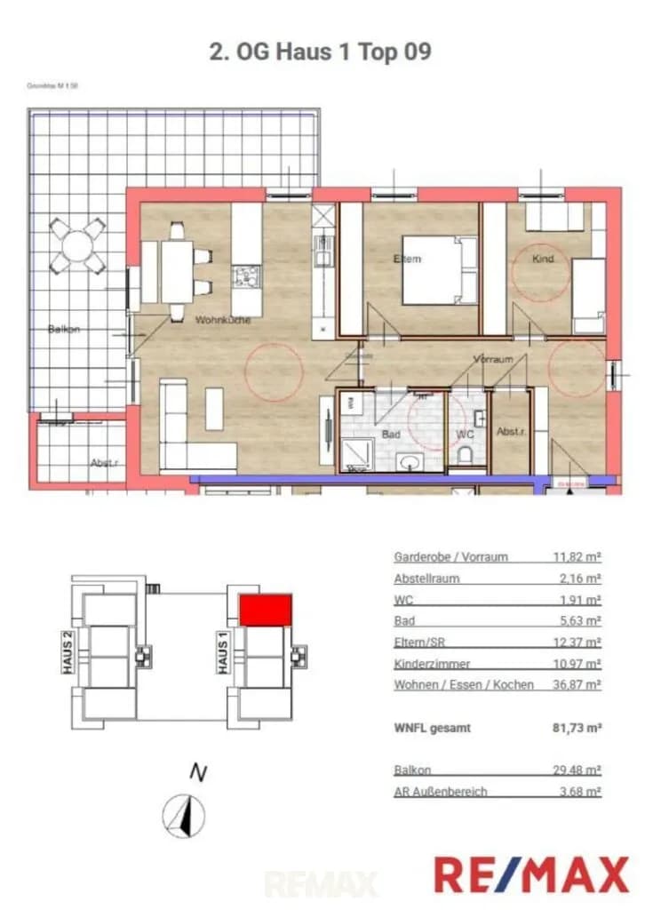 2-Zimmer-Wohnung kaufen in Grieskirchen – 81,73 m², € 358.331 – Bild 8 von 8