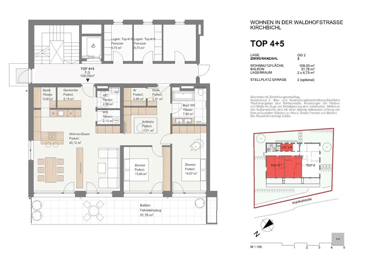 3-Zimmer-Wohnung kaufen in Kufstein – 109,03 m², € 746.000 – Bild 7 von 8