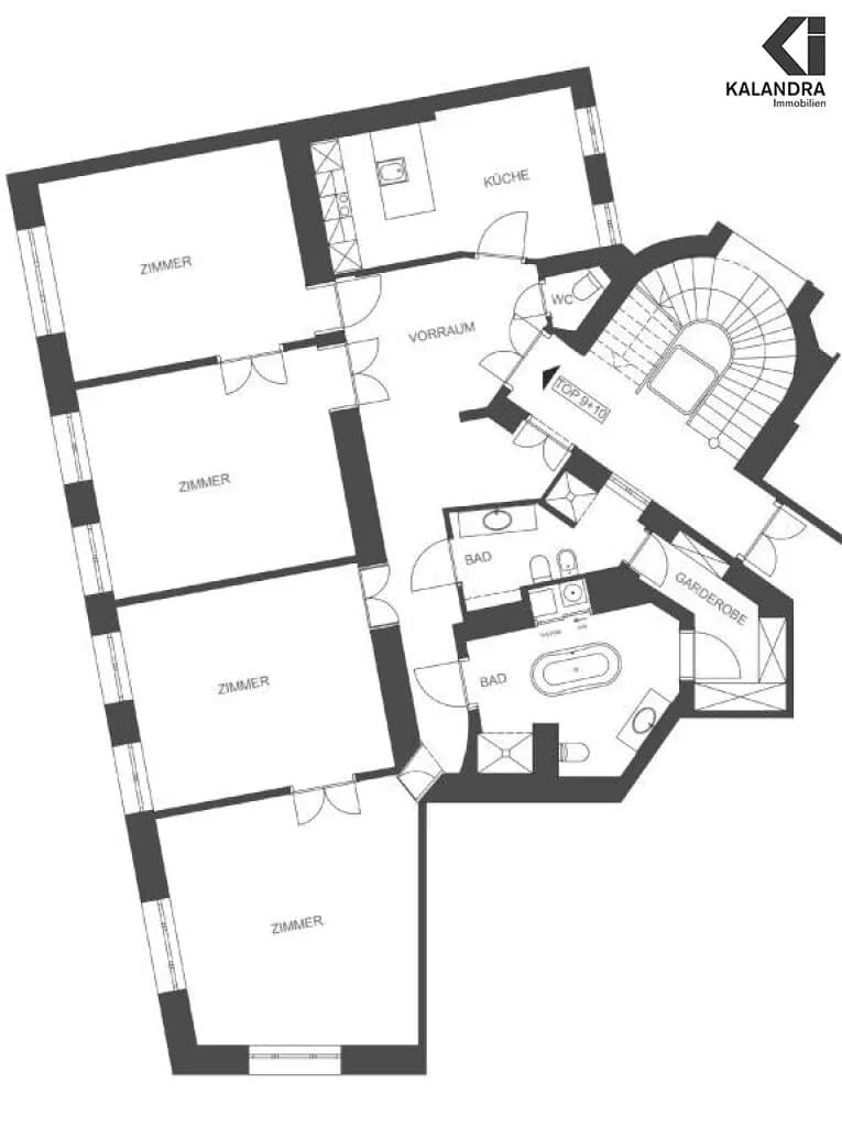 4-Zimmer-Wohnung mieten in Wien – 175 m², € 3.443 – Bild 16 von 39