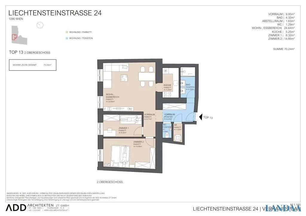 3-Zimmer-Wohnung kaufen in Wien – 70,24 m², € 573.000 – Bild 12 von 12