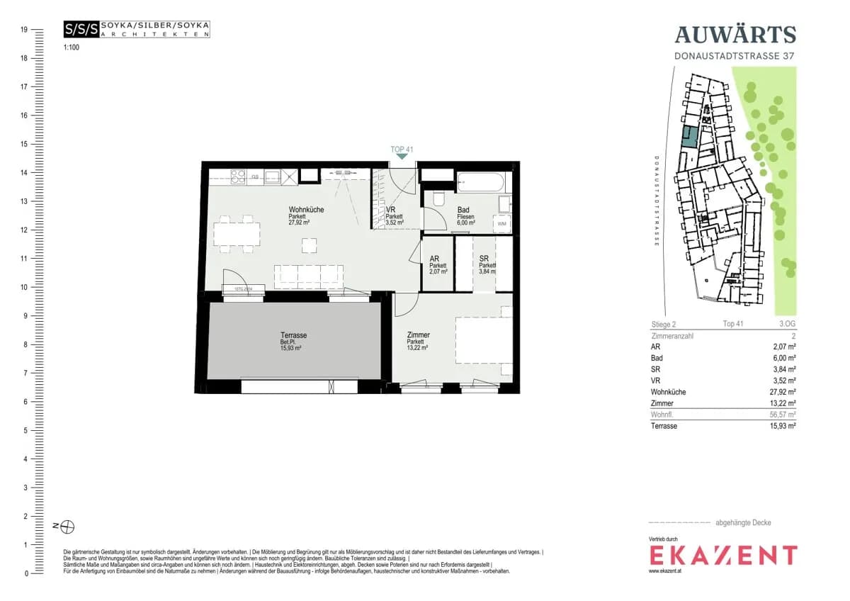 2-Zimmer-Wohnung mieten in Wien – 56,57 m², € 1.445 – Bild 8 von 8