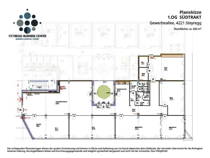 7-Zimmer-Gewerbeimmobilie mieten in Urfahr-Umgebung – 420 m², € 6.527 – Bild 18 von 19
