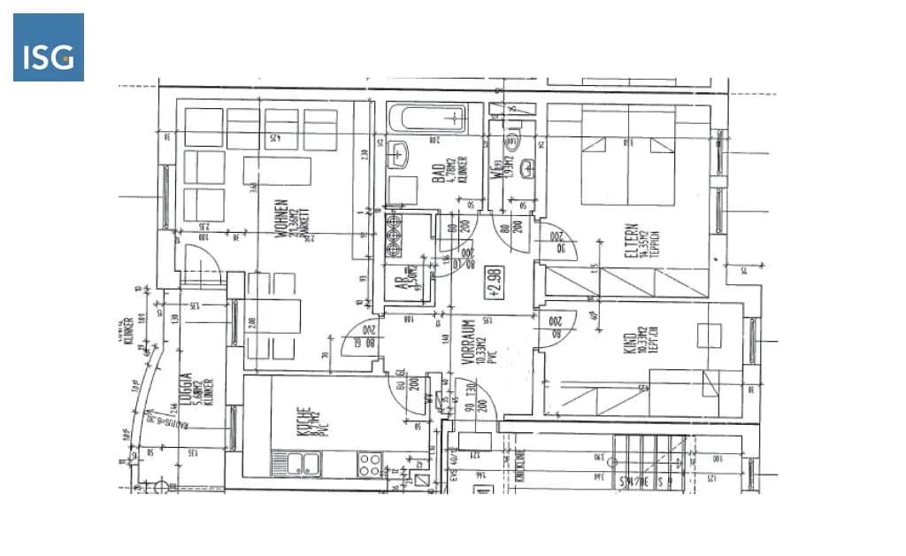 3-Zimmer-Wohnung mieten in Schärding – 79,98 m², € 821 – Bild 2 von 2