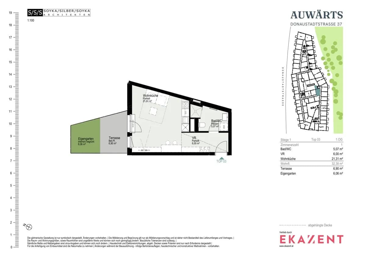 1-Zimmer-Wohnung mieten in Wien – 32,38 m², € 920 – Bild 8 von 8