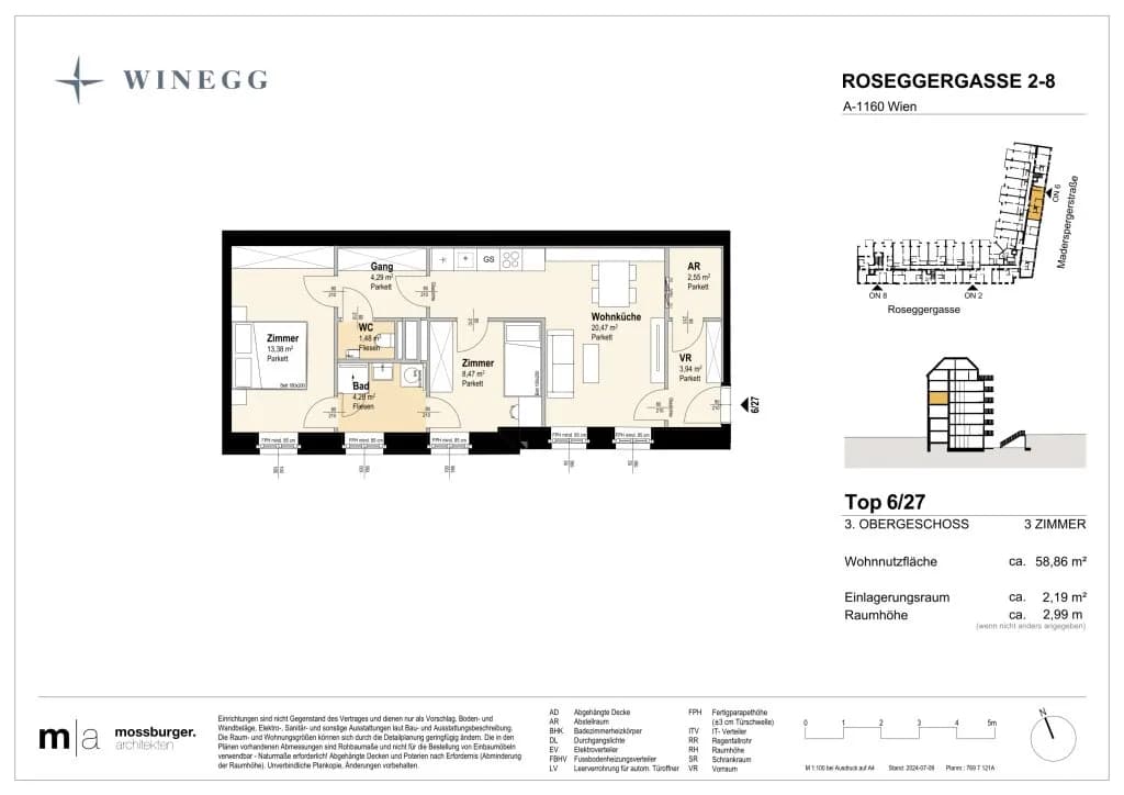 Immobilie kaufen in Wien – 59,4 m², € 396.900 – Bild 7 von 7