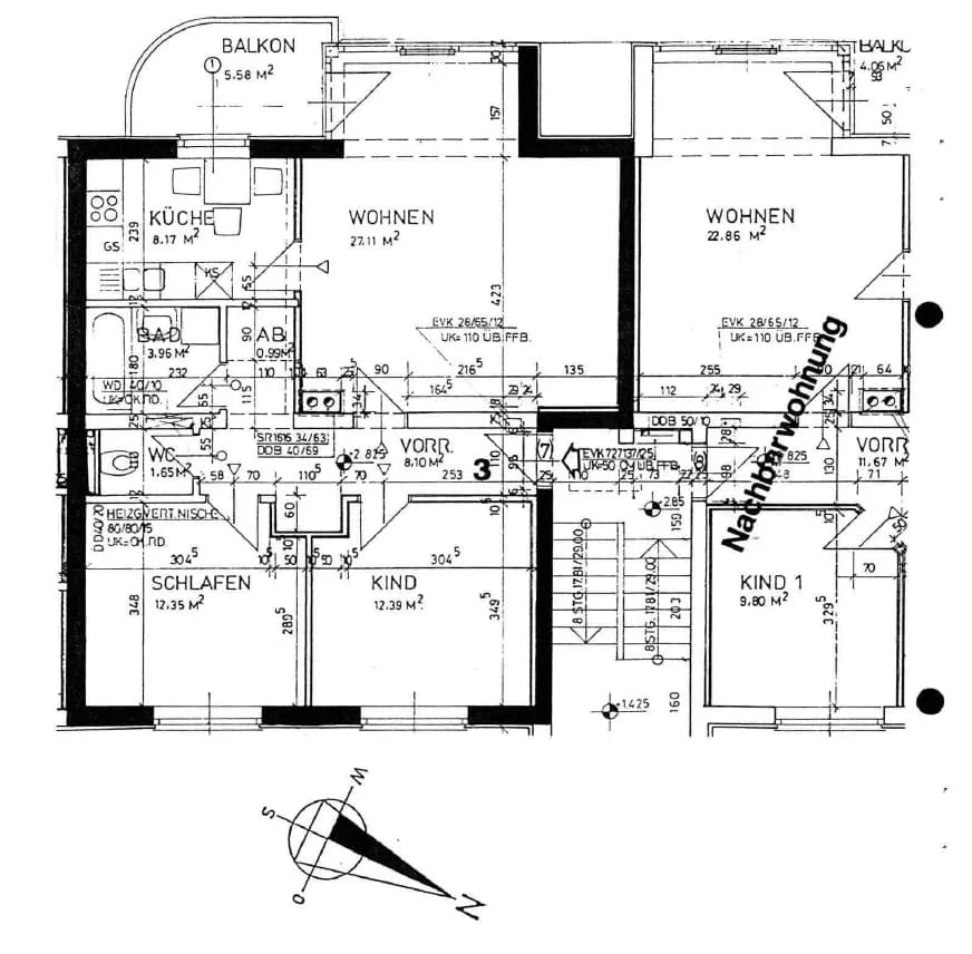 Wohnung mieten in Voitsberg – 91,3 m², € 927