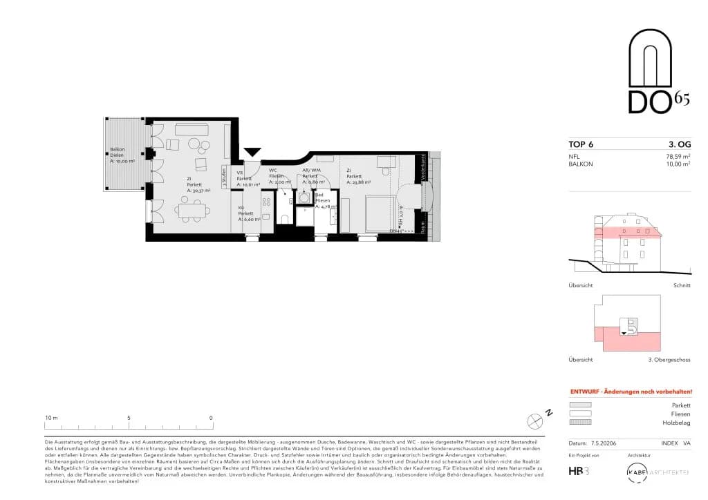 2-Zimmer-Wohnung kaufen in Wien – 78,59 m², € 845.000 – Bild 7 von 8