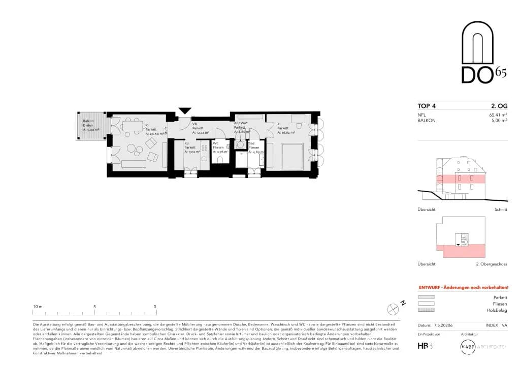 Immobilie kaufen in Wien – 65,41 m², € 609.938 – Bild 7 von 8