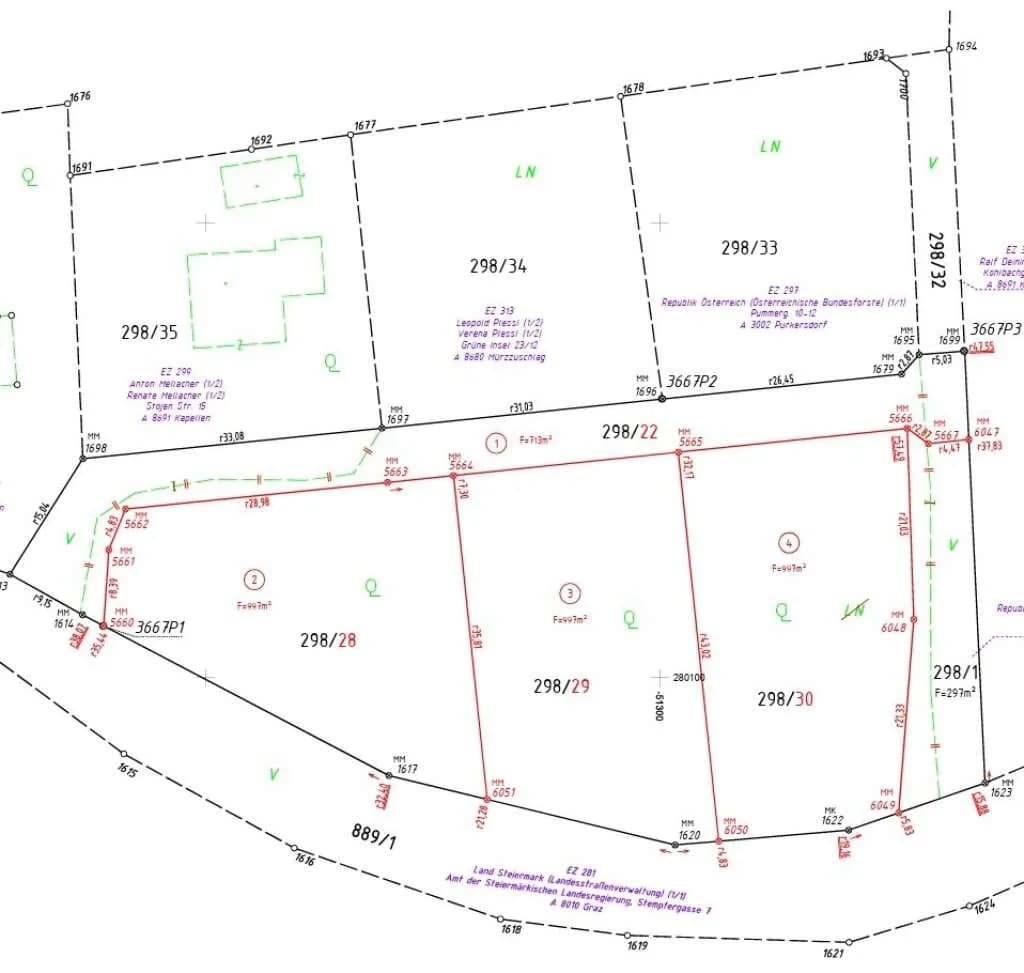 Grundstück mieten in Bruck-Mürzzuschlag – 997 m², € 133 – Bild 8 von 8
