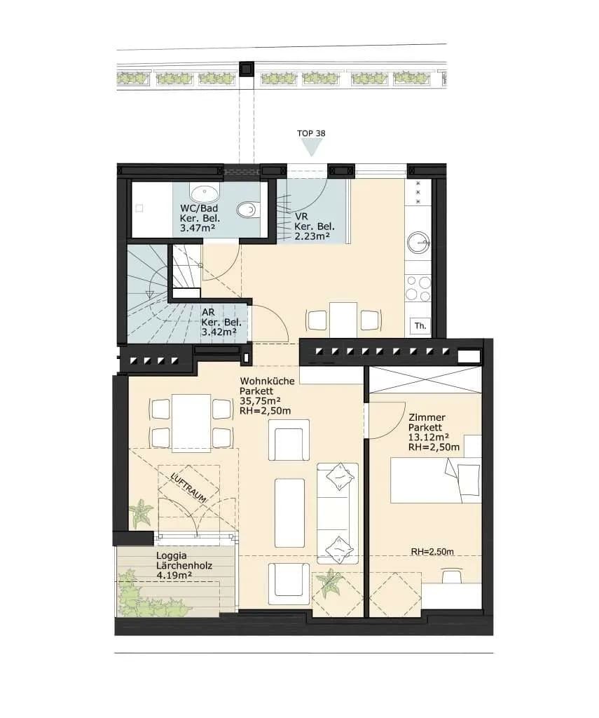 2-Zimmer-Wohnung kaufen in Wien – 86,89 m², € 719.000 – Bild 25 von 26