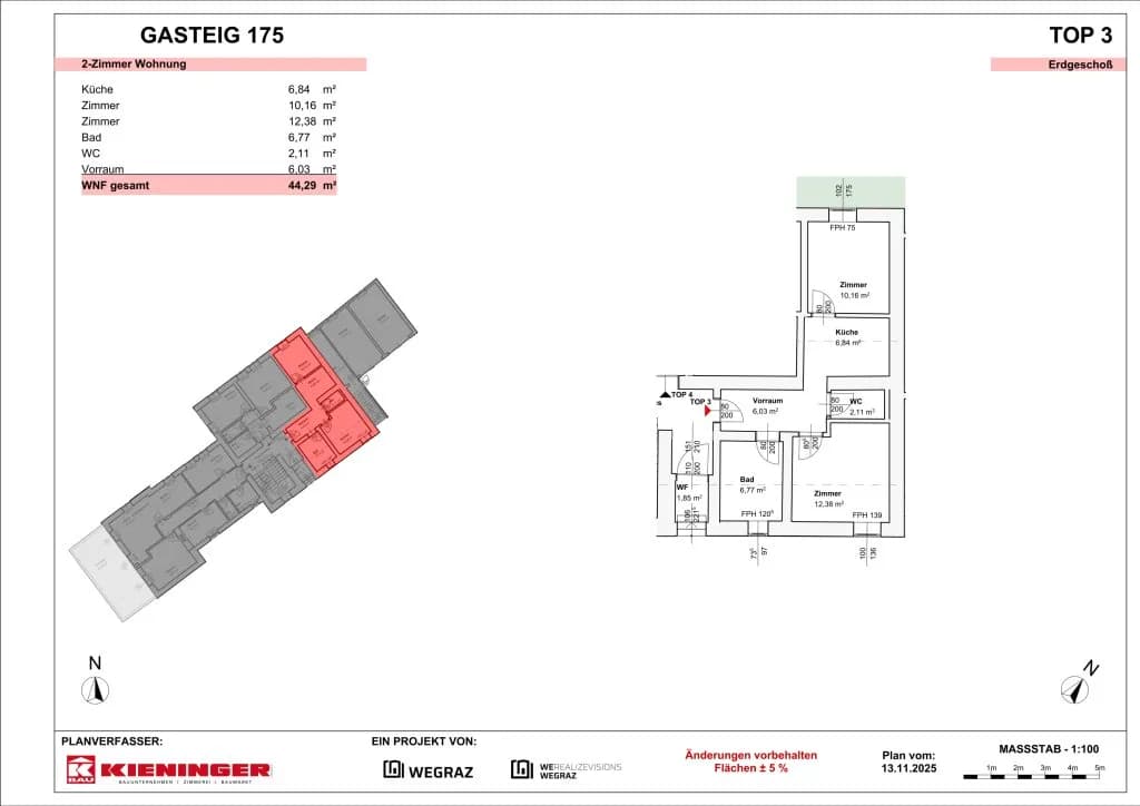 2-Zimmer-Wohnung kaufen in Liezen – 44,29 m², € 169.500 – Bild 13 von 13