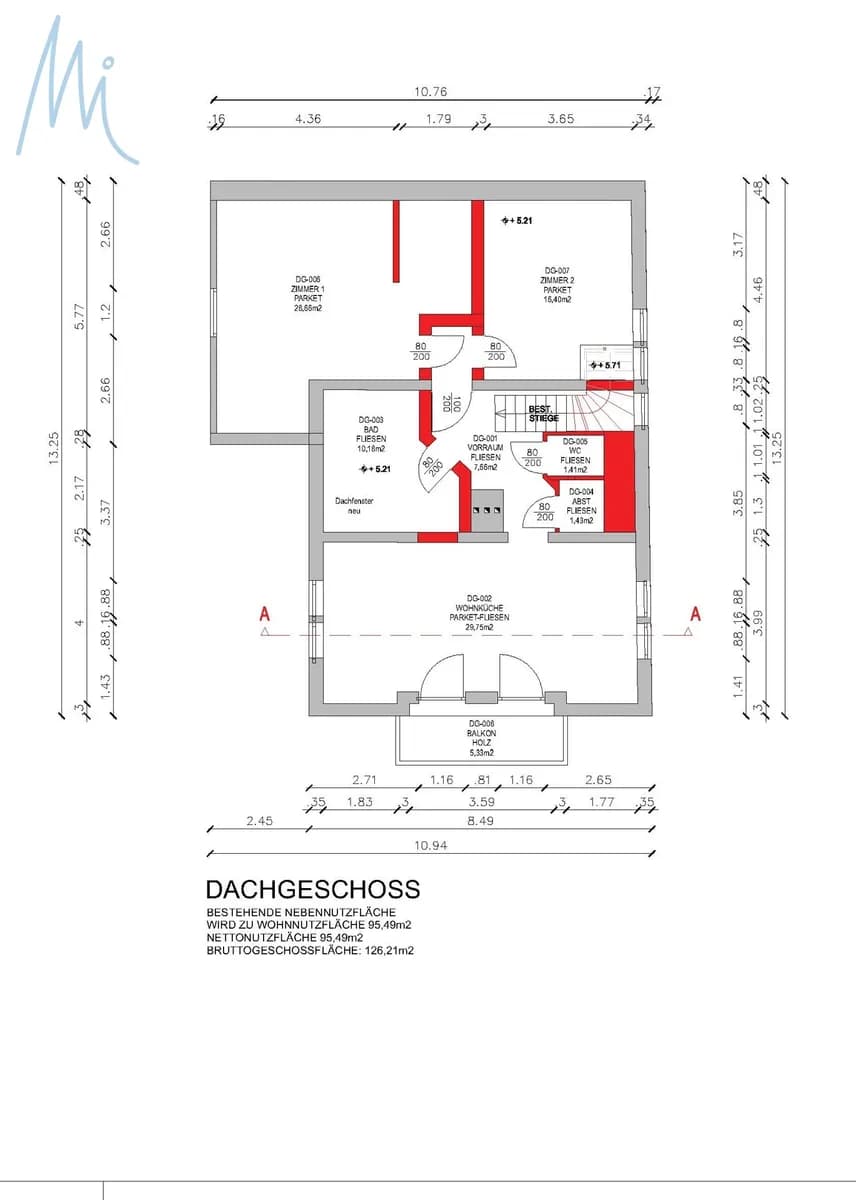 7-Zimmer-Gewerbeimmobilie kaufen in Hermagor – 263 m², € 376.000 – Bild 43 von 45