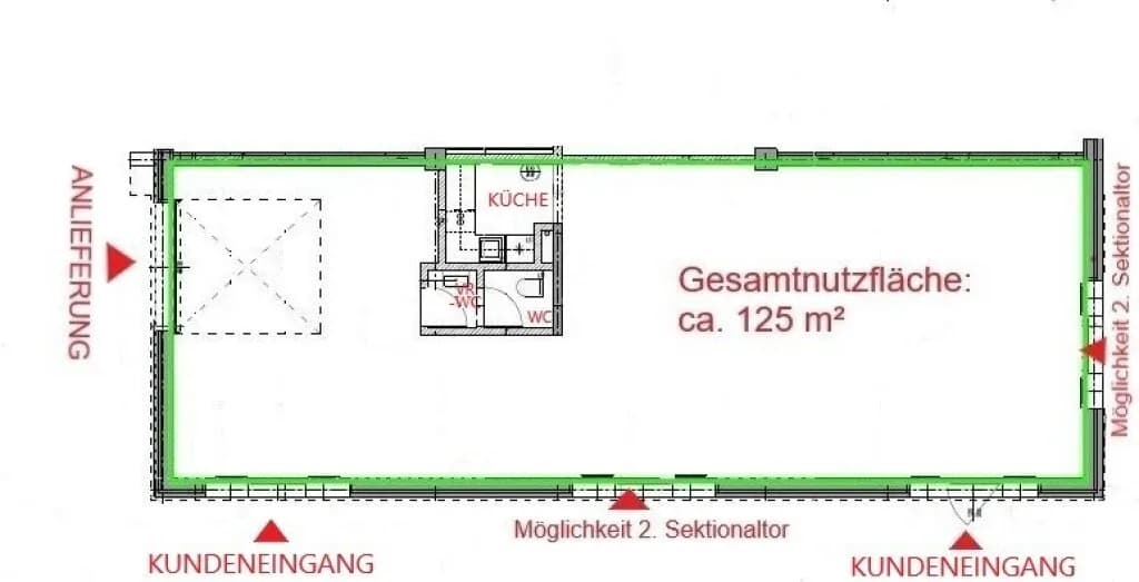 Gewerbeimmobilie mieten in Wien – 125 m², € 2.414 – Bild 10 von 11