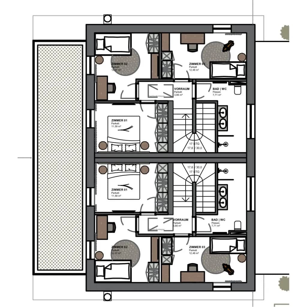 4-Zimmer-Haus kaufen in Südoststeiermark – 99 m², € 242.500 – Bild 7 von 17